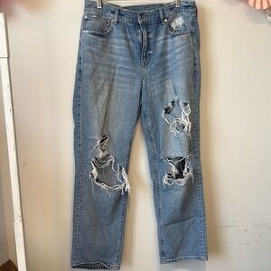 American Eagle distressed jeans size 14 ALTERED